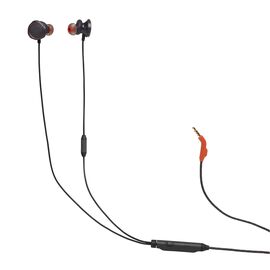 JBL Quantum 50 - Black - Wired in-ear gaming headset with volume slider and mic mute - Hero JBL Quantum 50 - Black - Wired in-ear gaming headset with volume slider and mic mute - Hero
